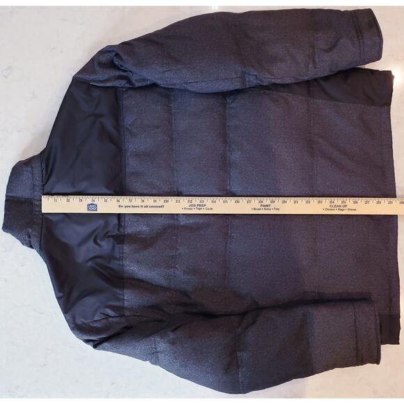 Tumi T-Tech Men's Size Large Down Filled Coat Quilted L8GRB Black *Missing Hood* - Picture 16 of 16